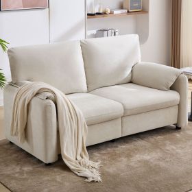 800LBS Down filled sofas, 60 inch minimalist sofa, with multiple colors in the living room and bedroom