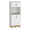Dahoon Microwave Pantry Double Door Cabinet