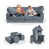 14pcs Kids Sofa Modular Play Couch,Child Sectional Sofa to Boost Creativity
