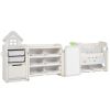 VEVOR Kids Toy Storage with Bookshelf, 4-Tier Large Toy Storage Organizer with 10 Plastic Movable Bins