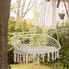 Outsunny 2-Person Hammock Chair Macrame Swing with Soft Cushion, Hanging Cotton Rope Chair for Indoor Outdoor Home Patio Backyard, White