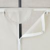 Single Tier Zippered Steel Adult Clothes Closet, 36", Grey Pumice, Bedroom