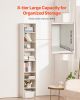 VEVOR 5 Tiers Wide Bookshelf, 68 in Wooden Open Bookcase with Display Storage Organizer Shelf