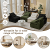 [NEW ARRIVED] [VIDEO PROVIDED]Modular Sofa,No Armrests,At will DIY,Corduroy ,Neck Pillow-Back Lounge Sofa Chair,Reading Nook, or Apartment Living
