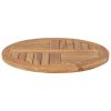 Table Top Solid Teak Wood Round 1" 23.6"