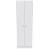 Multistorage Pantry Cabinet; Five Shelves; Double Door Cabinet -White