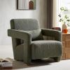 Mirod Sleek Right-Angle Armrests, Ergonomic Lumbar Support, Square Wooden Block Legs, Inclined Seat for Comfort