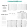 2 Packs 3 Tier Clear Bathroom Organizer with Drawers Dividers Pull-Out Pantry Organization Medicine Bins Slide-Out Storage Container