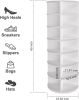 7 Tier Rotating Shoe Rack Tower, Spinning Shoe Display, 360 Shoe Rack Storage Round Carousel