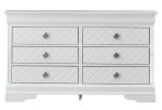 Glory Furniture Verona G6790-D Dresser , Silver Champagne
