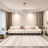 350g imitation cashmere +800 washed back carpet, beige 5X7