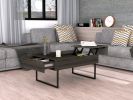 Toronto Lift Top Coffee Table, One Drawer, Two Legs
