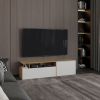 Virgil Tv Stand 60" TV Capacity,2 Doors, 4 Shelves