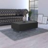 Aran Lift Top Coffee Table, Storage Compartment, Black