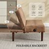 Foldable Fashion Sofa Bed Tech Cloth Back Adjustable Sofa Chaise longue Futon