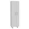 Bacoa Cleaning Cabinet with Five Shelves and Broom Hangers