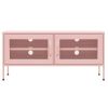TV Stand Pink 41.3"x13.8"x19.7" Steel