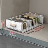 Drawer shelves, multi-functional pull-out storage rack, storage cabinet slide drawer basket for easy access