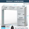 1pc Simple Dorm Desktop Storage Rack, Minimalist Wooden Bookshelf Organizer, Creative Tabletop Combination Cabinet