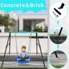 Swing Sets for Backyard, Outdoor Porch Swing Frame, Hammock Chair Stand Only, Max Load 550Lbs A-Frame Swing Stand, Swing Set for Patio, Playground