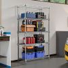 1250 lbs Storage Shelving Utility Shelving Unit 5-Tier Utility Shelving Unit Steel Organizer Wire Rack for Home,Kitchen