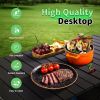 Camping Table That Fold up Lightweight, Aluminum Folding Table Roll Up Table with Easy Carrying Bag for Indoor, Outdoor, Camping, Backyard, BBQ, Party
