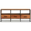 TV Stand 43.3"x11.8"x17.7" Solid Wood Acacia