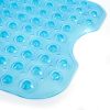 Bath Tub Mat, 39 x 16 Inches Non-Slip Shower Mats with Suction Cups and Drain Holes, Bathtub Mats Gray RT