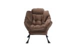 Living Room Chairs Modern Cotton Fabric Lazy Chair, Accent Contemporary Lounge Chair